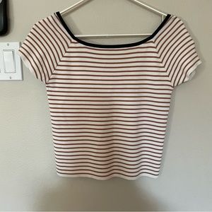 Crop Stripped Shirt